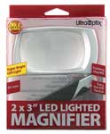Folding Rectangular LED Lighted Magnifer