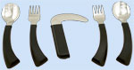 Amefa Utensils Curved Handle