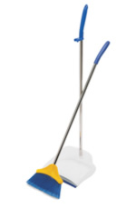 Long-Handled Dust Pan and Brush