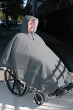 Winter Wheelchair Poncho Short