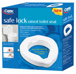 Carex Safe Lock Toilet Seat