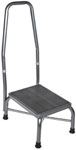 Bariatric Footstool with Handrail with Non Skid Rubber Platform