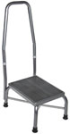 Footstool with Handrail and Non Skid Rubber Platform