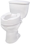 6 Inch Raised Toilet Seat with Lock