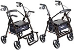 Drive Duet Transport Wheelchair Chair Rollator Walker