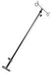 Universal Wheelchair Telescoping I. V. Pole